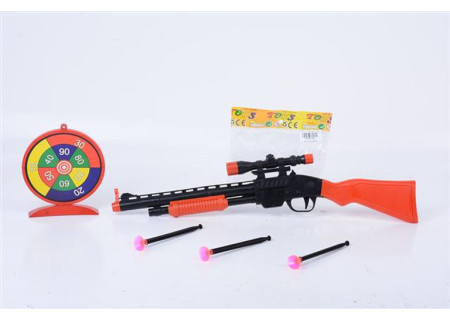 Dart Rifle Toy with 49cm Target for Precision Practice