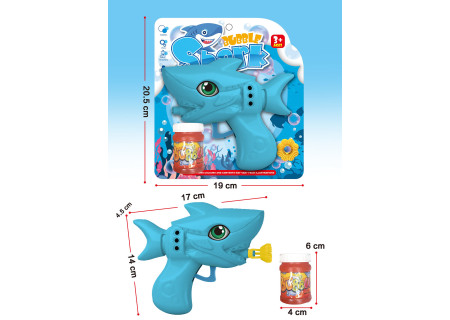 Bubble Shark Gun with Friction Action
