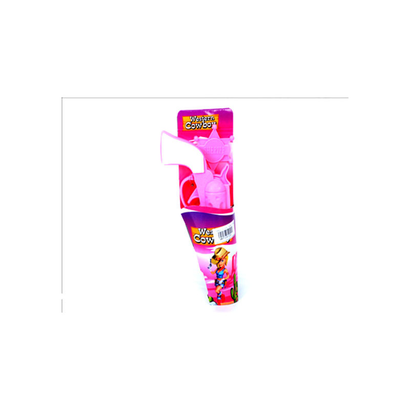 Pink Western Cowboy Gun with Holster for Role-Playing Pink Western Cowboy Gun with Holster for Role-Playing