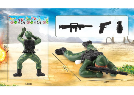 Wind-Up Soldier Toy for Action Play