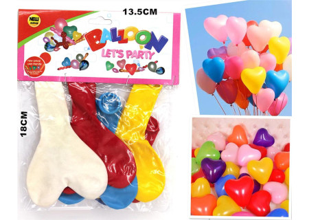 Heart Shaped Balloons 10pcs for Celebrations