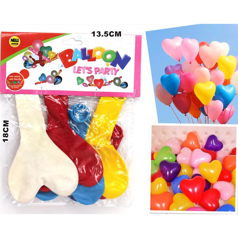 Heart Shaped Balloons 10pcs for Celebrations Heart Shaped Balloons 10pcs for Celebrations