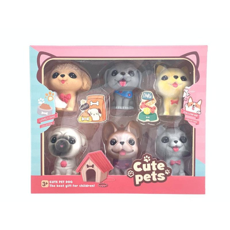 Cute Vinyl Pets Toy Set for Creative Play Cute Vinyl Pets Toy Set for Creative Play
