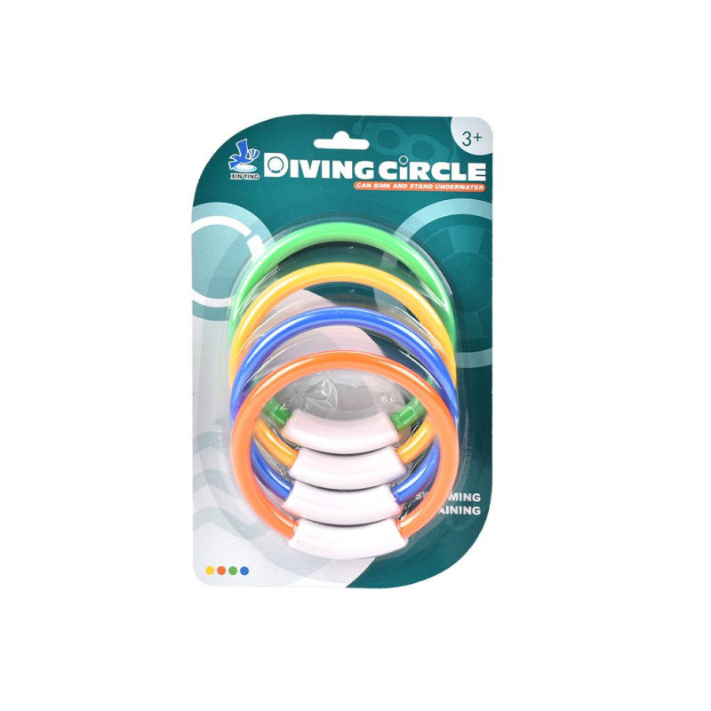 Carded Diving Rings 4PCS - Fun Pool Toys for Kids Carded Diving Rings 4PCS - Fun Pool Toys for Kids