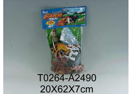Farm Set with Mat 22/Pckt for Creative Play