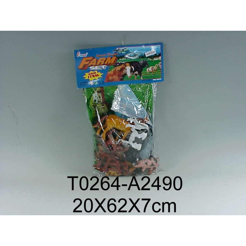 Farm Set with Mat 22/Pckt for Creative Play Farm Set with Mat 22/Pckt for Creative Play