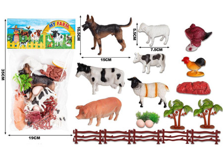 My Farm Animals with Eggs and Trees for Farm Fun