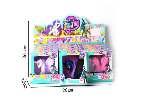 Horses with Horn/Wings Toy Set 12/Box for Magical Play