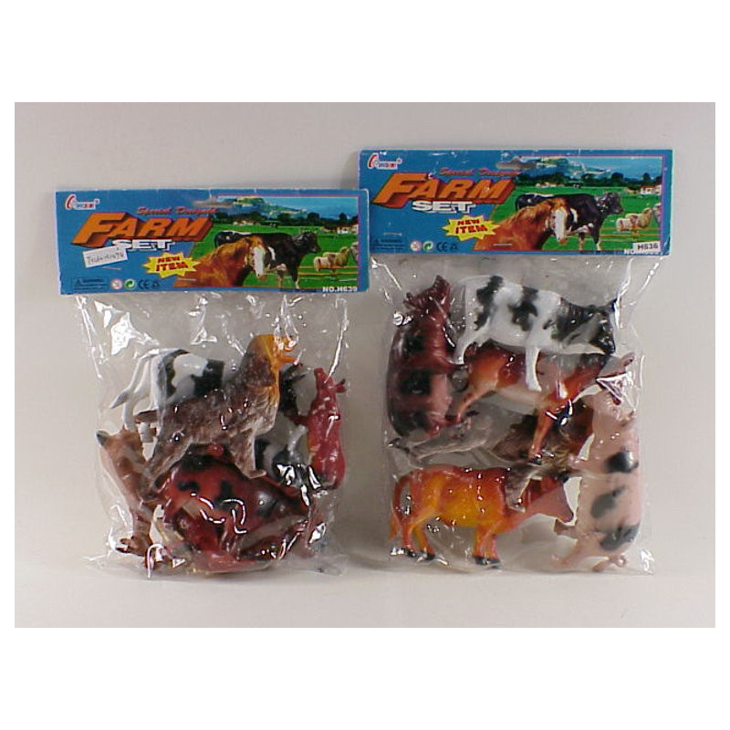 Farm Animals with Fence Toy Set for Farm Play Farm Animals with Fence Toy Set for Farm Play