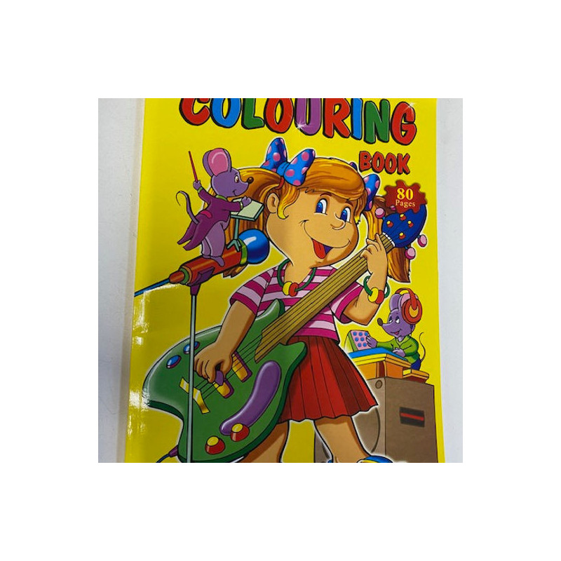 80 Page Colouring Book Assorted