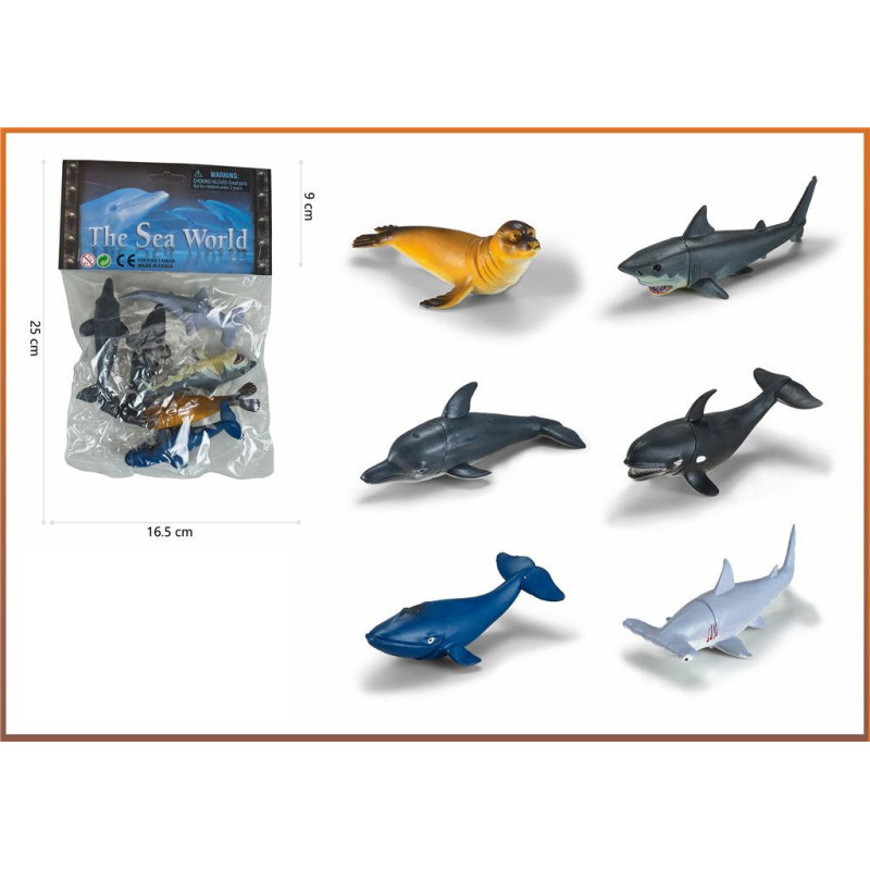 Sea World Toy Set 6pcs for Marine Adventures Sea World Toy Set 6pcs for Marine Adventures
