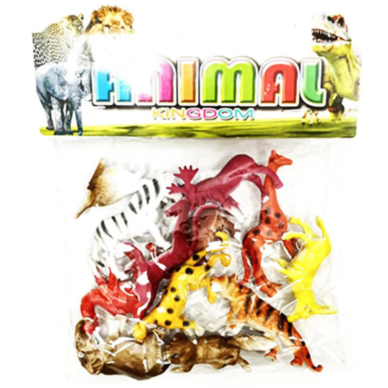 Animal Kingdom Toy Set 2 Inch 12pcs for Safari Fun Animal Kingdom Toy Set 2 Inch 12pcs for Safari Fun