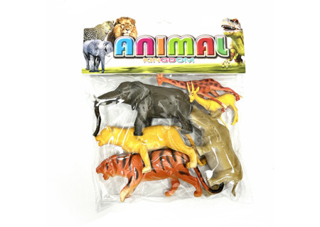 Wild Animal Kingdom Toy Set 4-6 Inch 6pcs for Safari Adventures