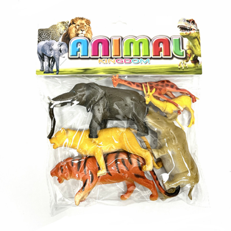 Wild Animal Kingdom Toy Set 4-6 Inch 6pcs for Safari Adventures Wild Animal Kingdom Toy Set 4-6 Inch 6pcs for Safari Adventures