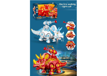 B/O Shooting Dinosaur Catapult Toy for Prehistoric Battles