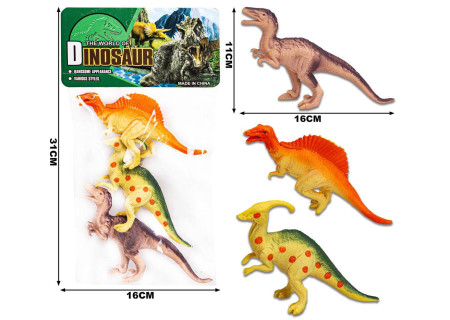 Dinosaur Toy Set 3pcs for Prehistoric Play