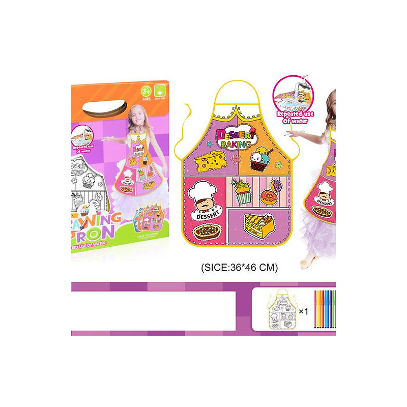 DIY Colouring Apron DIY Colouring Apron