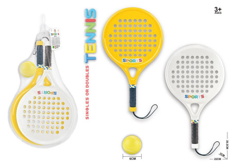 Paddle Bat Set with Ball in Mesh Bag – Outdoor Beach & Backyard Game