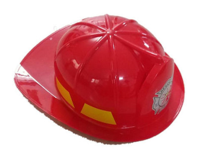 Red Fire Helmet for Costume Play