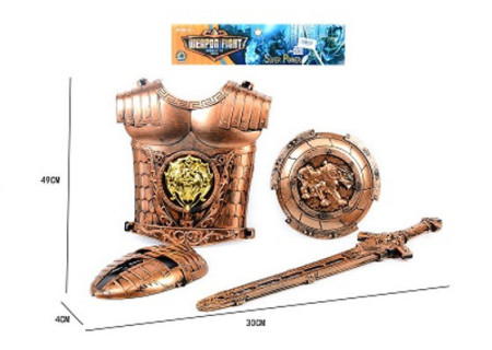 Weapon Fight Outfit with Shield for Costume Play