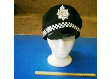 Traffic Cop Material Hat for Costume Play