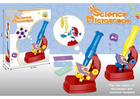 Science Microscope with Light and Pictures for Educational Fun