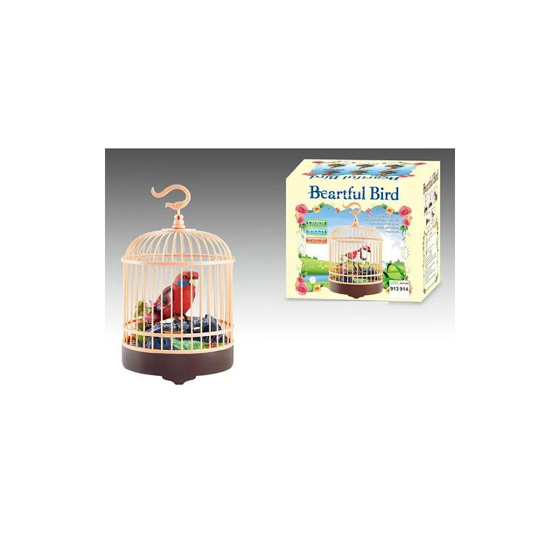 Interactive Bird in Cage with Sound Interactive Bird in Cage with Sound
