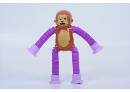 Fidget Tube Monkey with Light for Fun Play