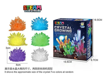 Crystal Growing Science Kit for Kids - Fun Educational STEM Experiment