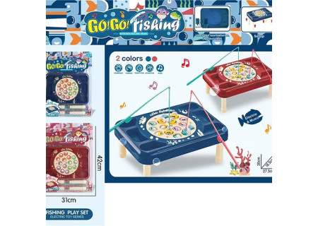 Battery Operated Go Go Fishing Game Table – Carded Toy Set