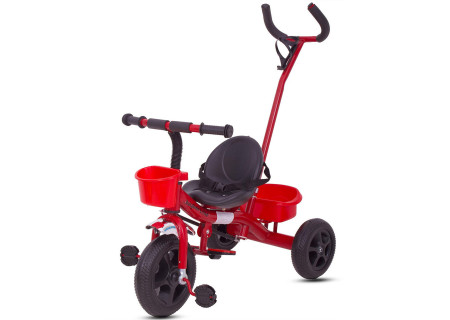 Push Tricycle with Adjustable Parent Handle – Toddler Ride-On Bike