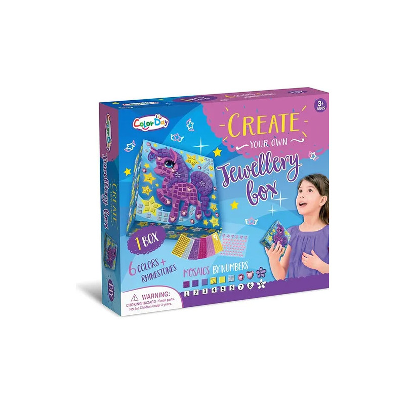 DIY Jewellery Box 29x26cm - Creative Craft Kit for Kids DIY Jewellery Box 29x26cm - Creative Craft Kit for Kids