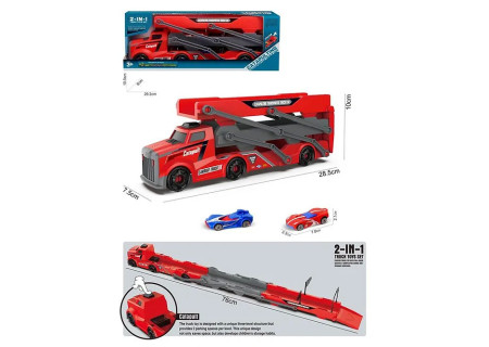 Truck Catapult Trailer and Cars - Exciting Vehicle Launching Plays