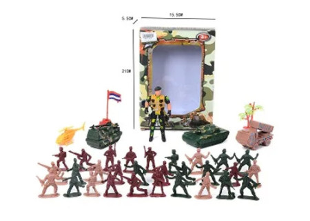 Soldiers & Accessories - Action-Packed Military Playset for Kids
