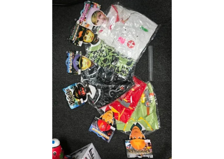 Assorted Plastic Outfits for Costume Play