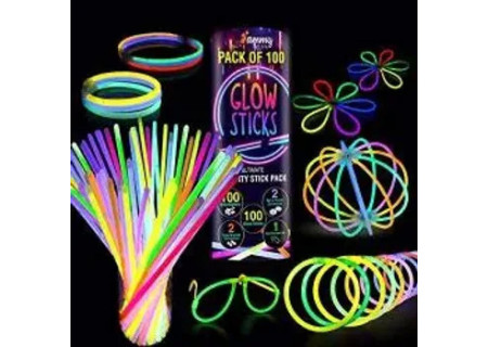 Glow Sticks in Tube 100 Pcs