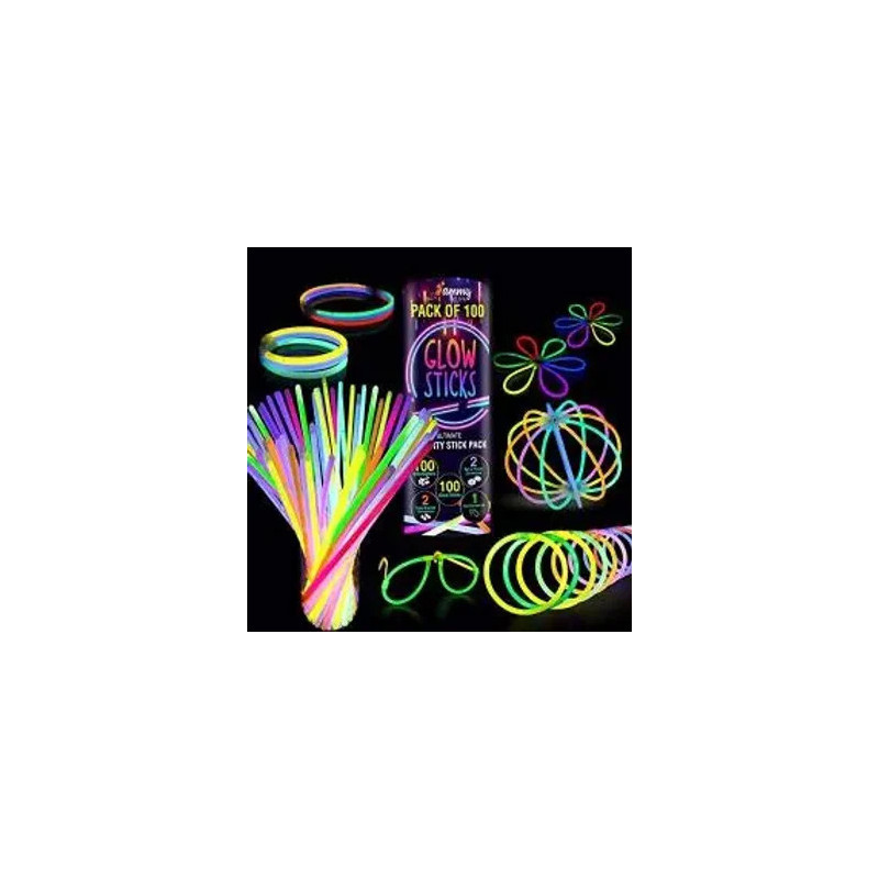 Glow Sticks in Tube 100 Pcs Glow Sticks in Tube 100 Pcs
