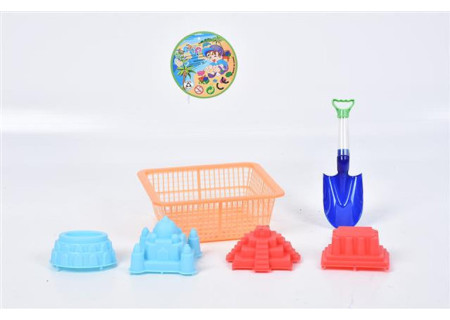 Meshbag Beach Accessories Set - 6pcs with Basket