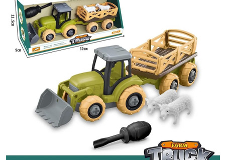 Take Apart Tractor - Bxd 3 Assorted Playset for Kids