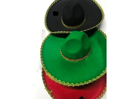 Mexican Velvet Hat Assorted Small for Costume Play