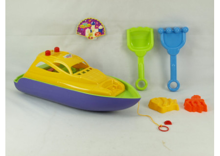 Beach Boat with Accessories - Sailing Fun for Kids