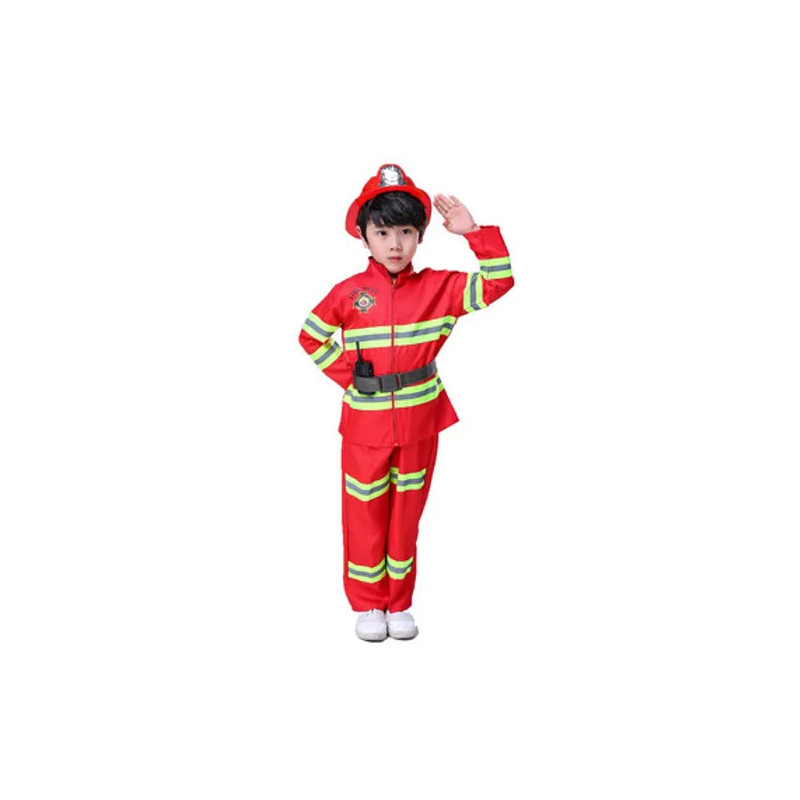 Fire Outfit for Kids Sizes 4-6/7-10 in Bag for Costume Play Fire Outfit for Kids Sizes 4-6/7-10 in Bag for Costume Play