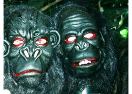 Rubber Gorilla Mask for Costume Play