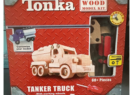 Tonka Wooden DIY Truck - Bxd Construction Playset for Kids