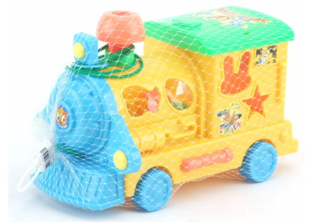 Train Block Shape Sorter  - Fun and Educational Toy for Kids