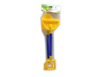 Spade and Rake Set in Meshbag - 47cm Beach Tools