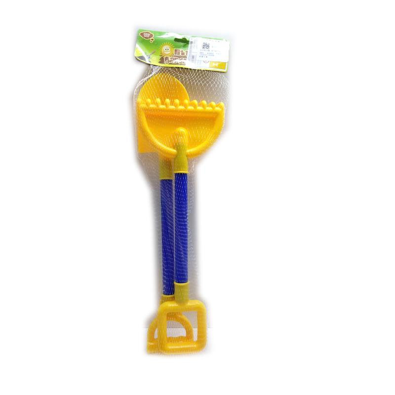 Spade and Rake Set in Meshbag - 47cm Beach Tools Spade and Rake Set in Meshbag - 47cm Beach Tools