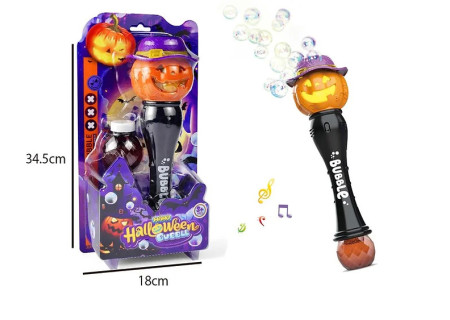 Halloween Bubble Machine Stick - Spooky Fun with Bubbles for Kids