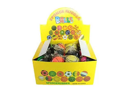 Rubber Sponge Balls with Elastic for Playful Fun
