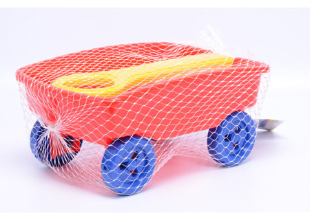 Beach Pull Along Trolley - Convenient 23 x 30 x 7 cm Sand Toy Carrier